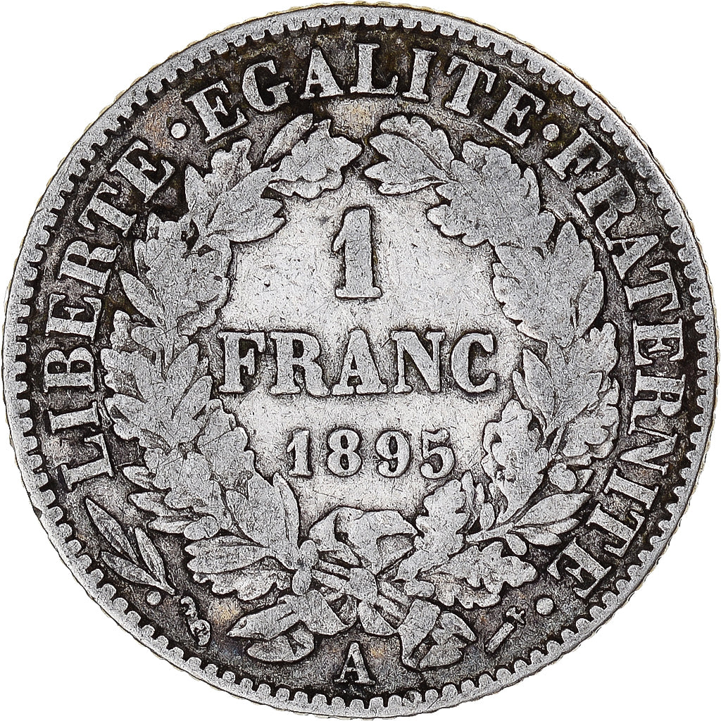Monnaie, France, Cérès, Franc, 1895, Paris, TB+, Argent, Gadoury:465a
