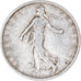 Coin, France, Semeuse, Franc, 1909, Paris, EF(40-45), Silver, KM:844.1