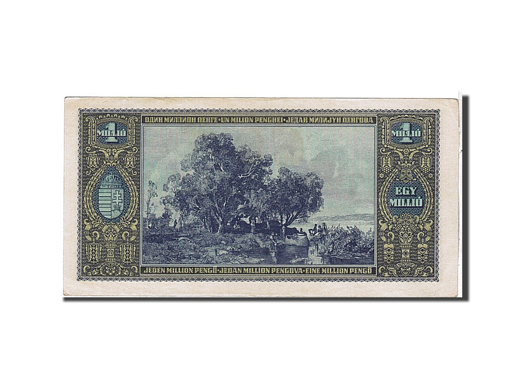 Banknote, Hungary, 1,000,000 Pengö, 1945, KM:122, AU(50-53)