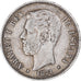 Coin, Spain, Amadeao I, 5 Pesetas, 1871, Madrid, EF(40-45), Silver, KM:666