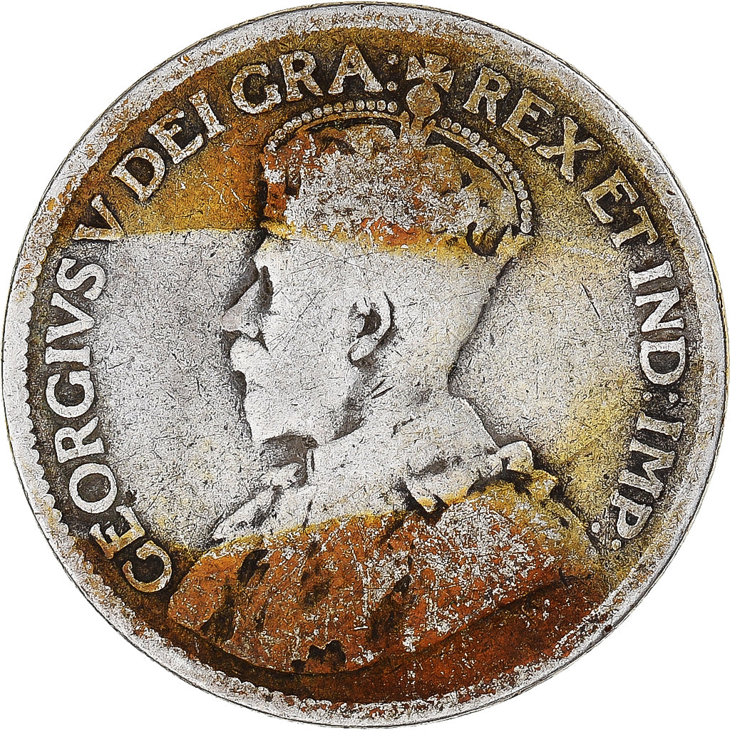 Coin, Canada, George V, 25 Cents, 1917, Royal Canadian Mint, Ottawa, VF(20-25)