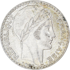 Munten, Frankrijk, Turin, 20 Francs, 1938, Paris, PR, Zilver, KM:879