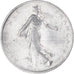 Coin, France, Semeuse, Franc, 1911, Paris, EF(40-45), Silver, KM:844.1