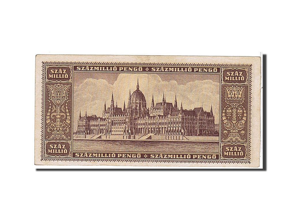 Banknote, Hungary, 100,000,000 Pengö, 1946, AU(55-58)