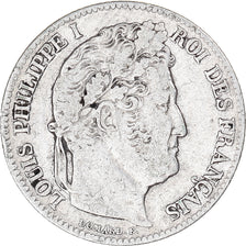 Coin, France, Louis-Philippe, Franc, 1845, Rouen, VF(20-25), Silver, KM:748.2