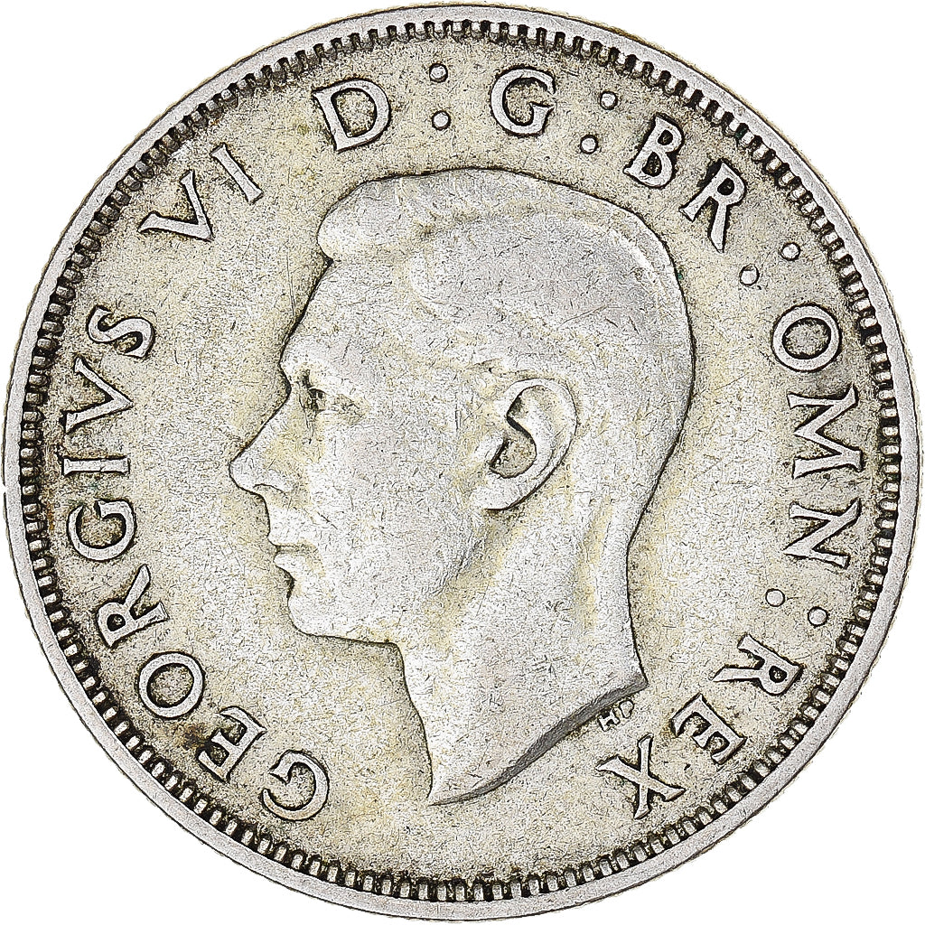 Coin, Great Britain, George VI, Florin, Two Shillings, 1943, EF(40-45), Silver