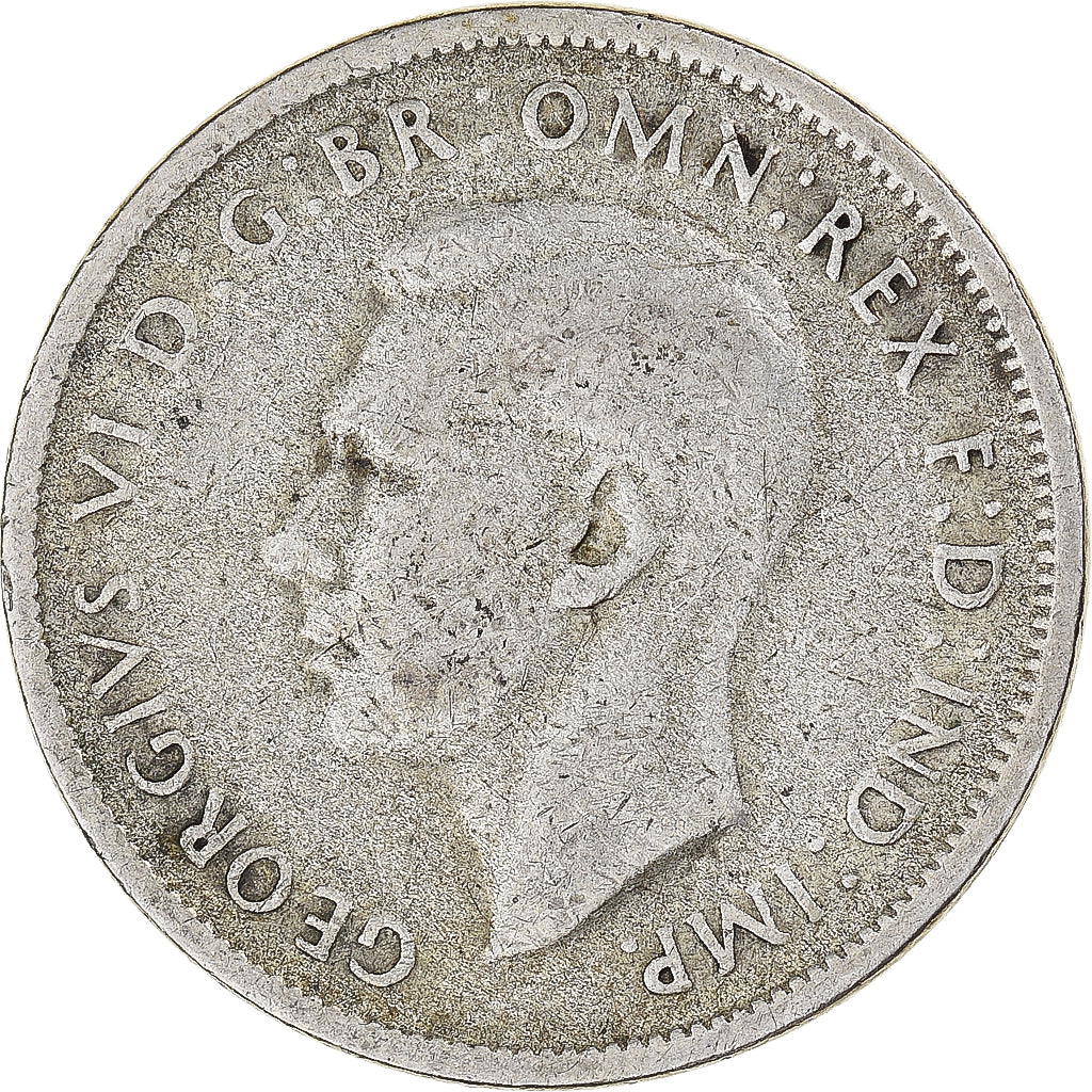 Coin, Australia, George VI, Florin, 1947, Melbourne, EF(40-45), Silver, KM:40a