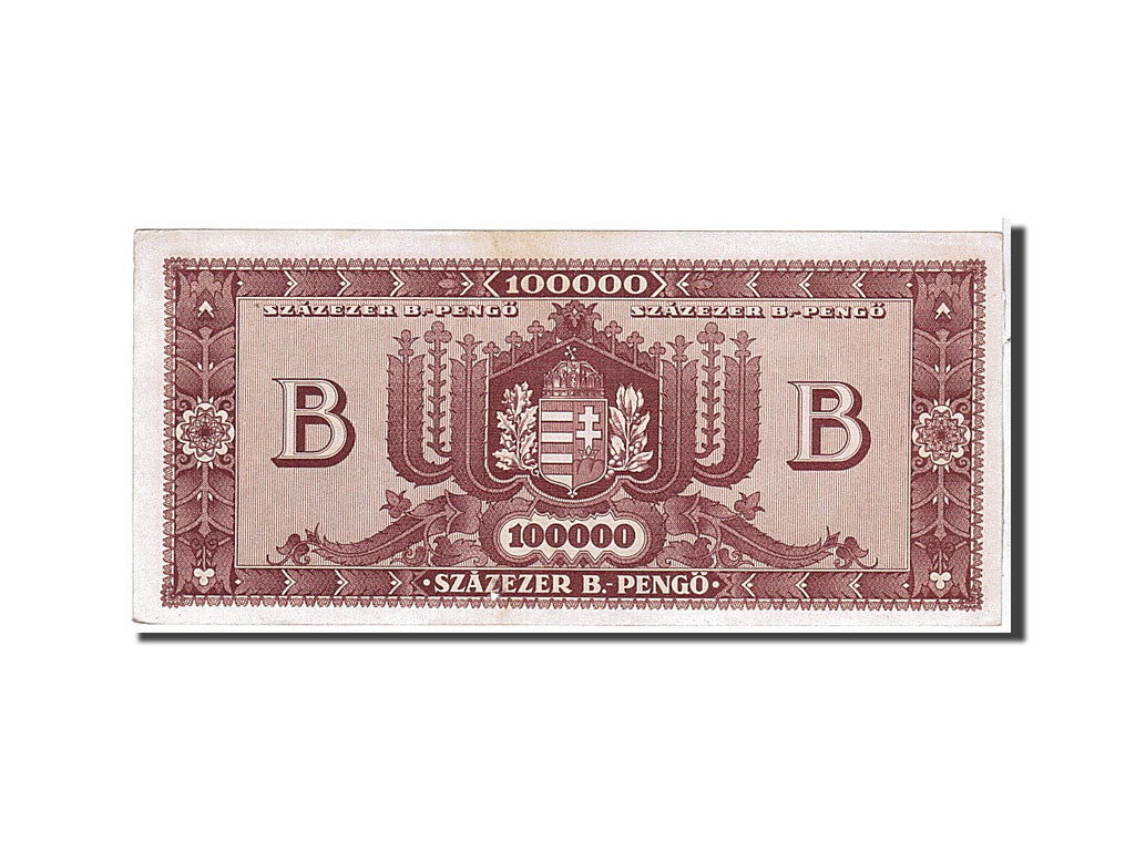 Hungary, 100,000 B.-Pengö, 1946, KM #133, AU(55-58)