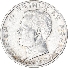Münze, Monaco, Rainier III, 5 Francs, 1966, SS, Silber, KM:141, Gadoury:152