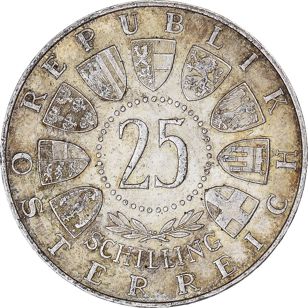 Münze, Österreich, 25 Schilling, 1956, Vienne, SS, Silber, KM:2881