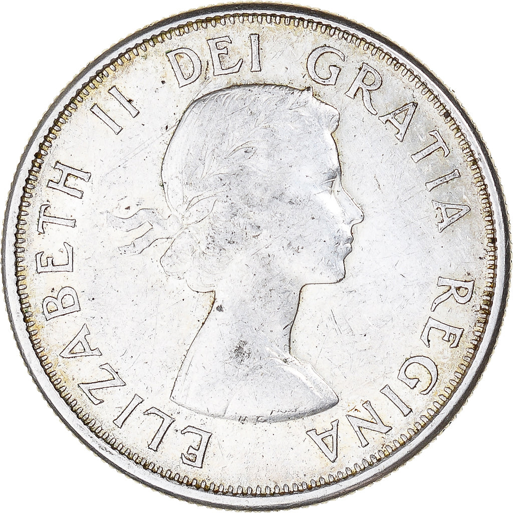 Monnaie, Canada, Elizabeth II, 50 Cents, 1959, Royal Canadian Mint, Ottawa