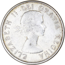 Monnaie, Canada, Elizabeth II, 50 Cents, 1959, Royal Canadian Mint, Ottawa