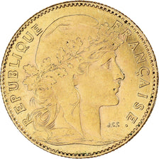 Monnaie, France, Marianne, 10 Francs, 1910, Paris, Coq, TTB+, Or, Gadoury:1017