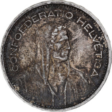 Coin, Switzerland, 5 Francs, 1952, Bern, EF(40-45), Silver, KM:40