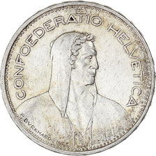 Coin, Switzerland, tête de berger, 5 Francs, 1940, Bern, EF(40-45), Silver