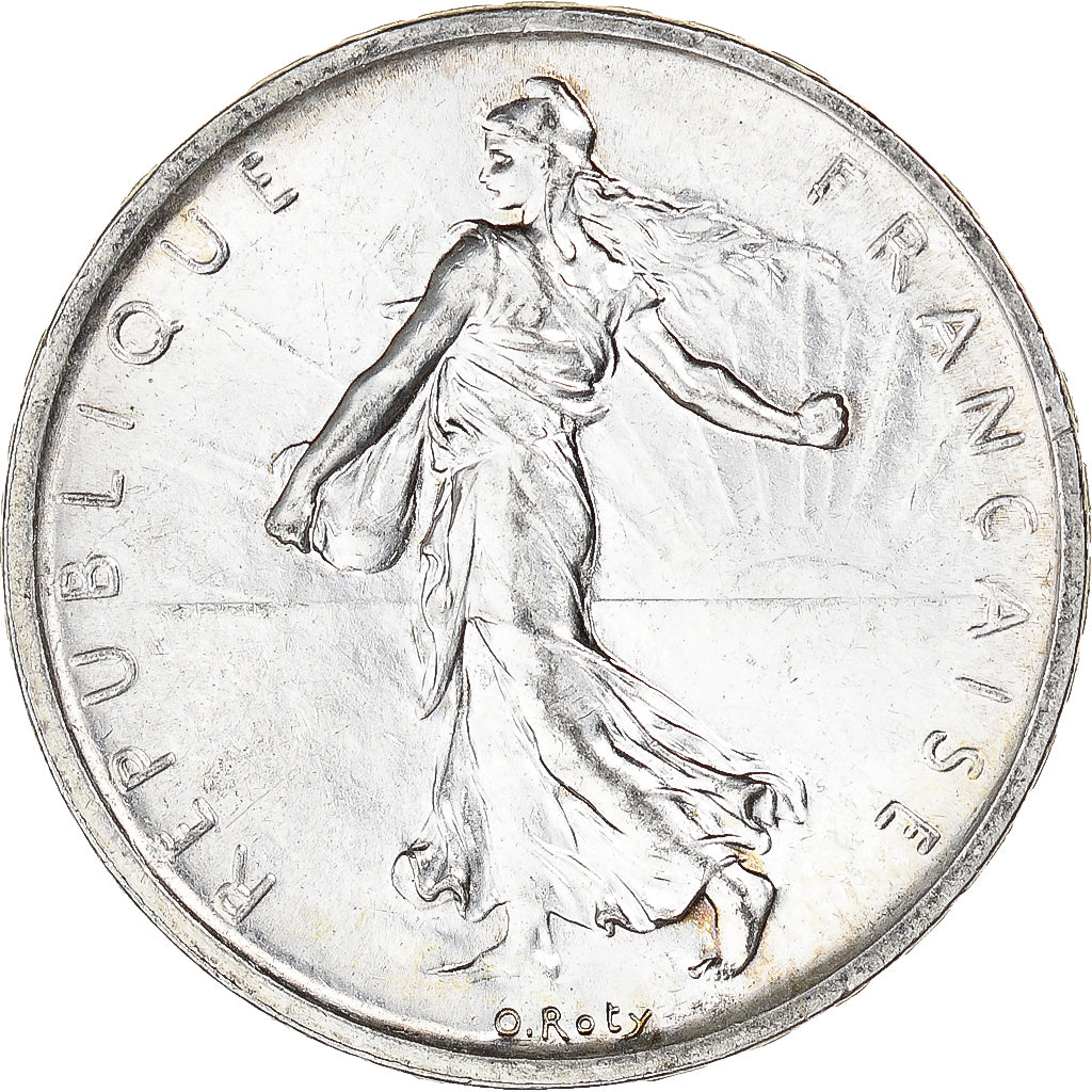 Munten, Frankrijk, Semeuse, 5 Francs, 1960, PR, Zilver, KM:926, Gadoury:770