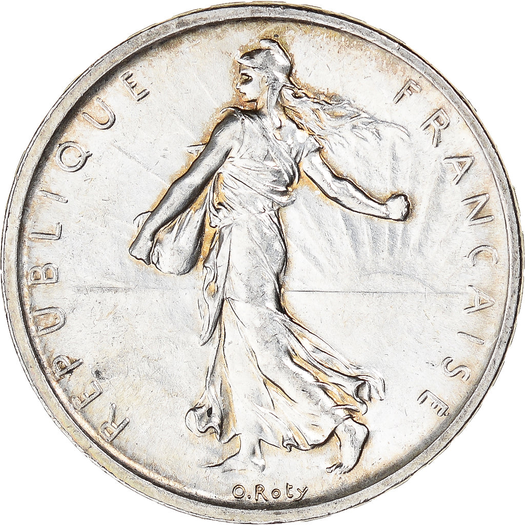 Moneta, Francja, Semeuse, 5 Francs, 1960, AU(55-58), Srebro, KM:926, Gadoury:770