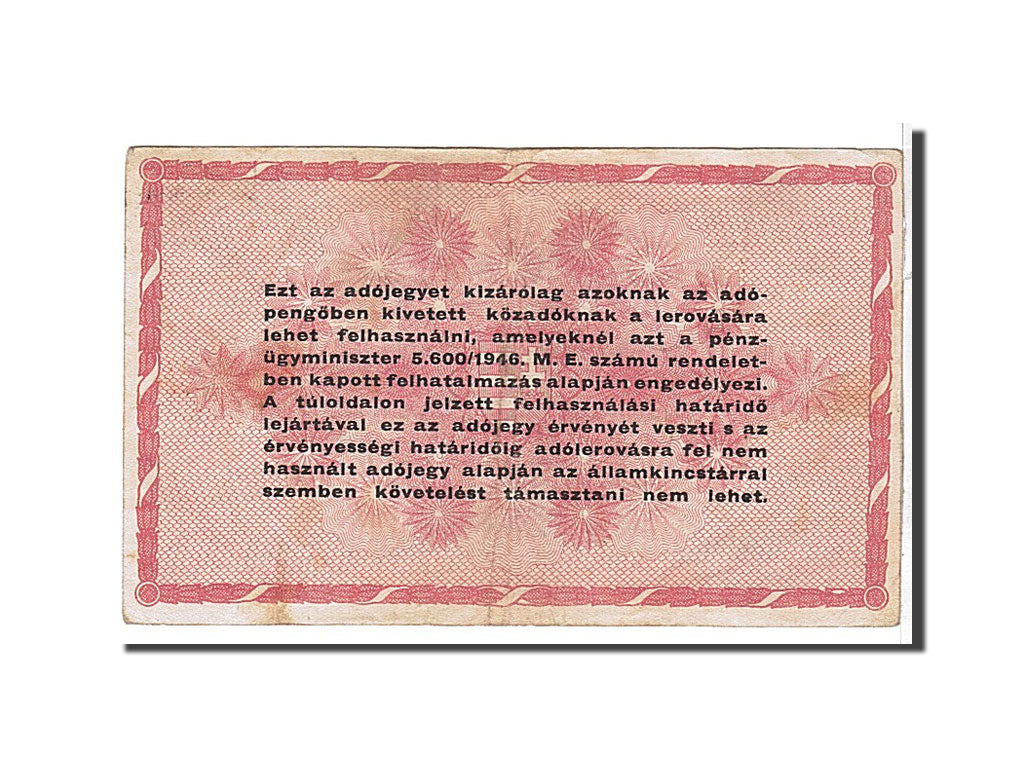 Hungary, 1,000,000 (Egymillió) Adópengö, 1946, KM #140c, EF(40-45)
