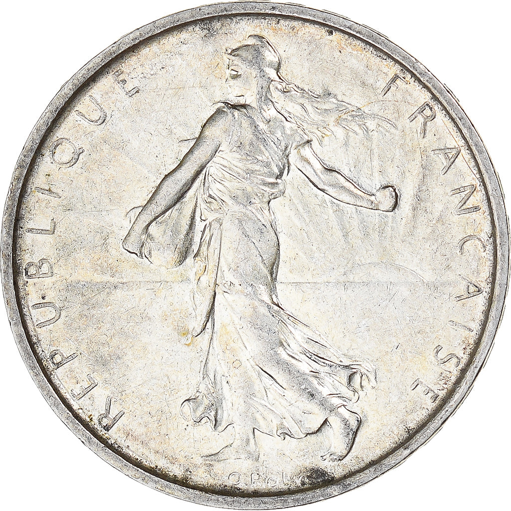 Munten, Frankrijk, Semeuse, 5 Francs, 1969, PR, Zilver, KM:926, Gadoury:770