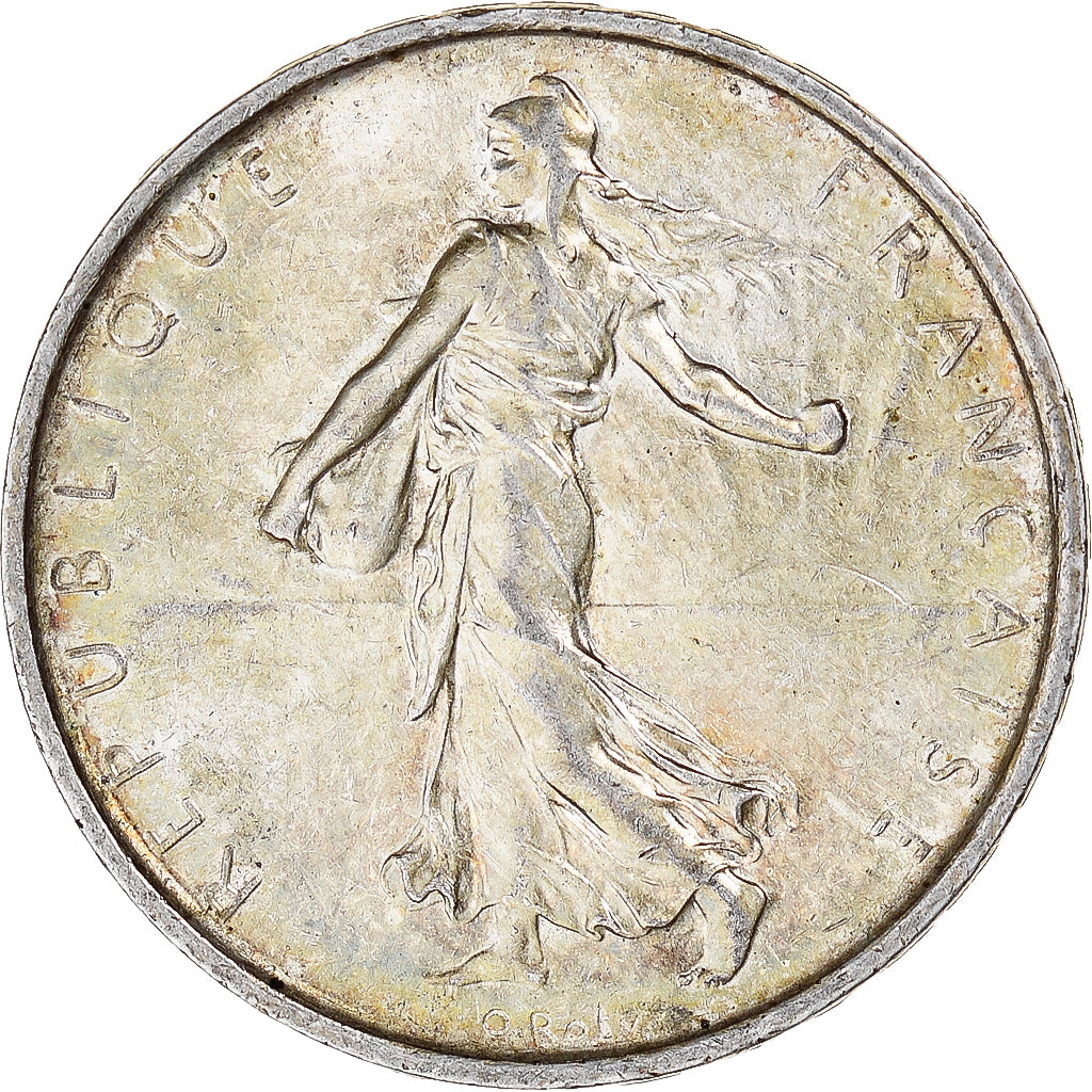 Coin, France, Semeuse, 5 Francs, 1969, AU(55-58), Silver, KM:926, Gadoury:770