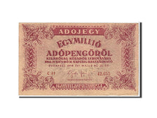 Hungary, 1,000,000 (Egymillió) Adópengö, 1946, KM #140a, EF(40-45)