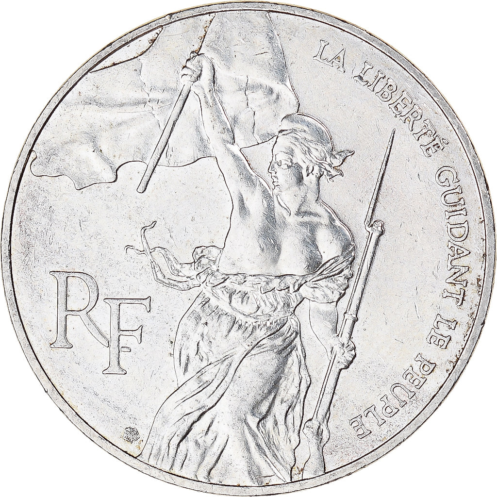 Francia, Liberté guidant le peuple, 100 Francs, 1993, SPL-, Argento, KM:1018...