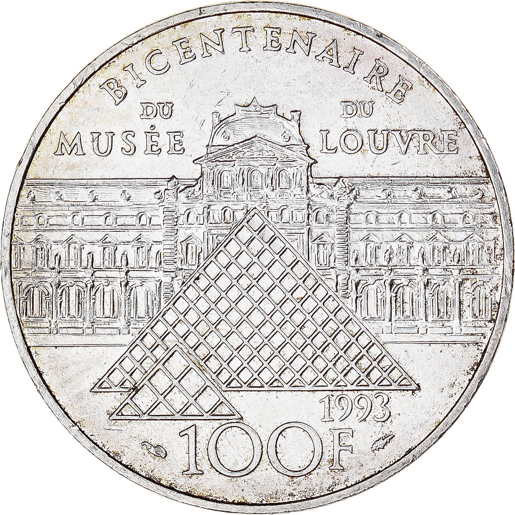 Francia, Liberté guidant le peuple, 100 Francs, 1993, SPL-, Argento, KM:1018...
