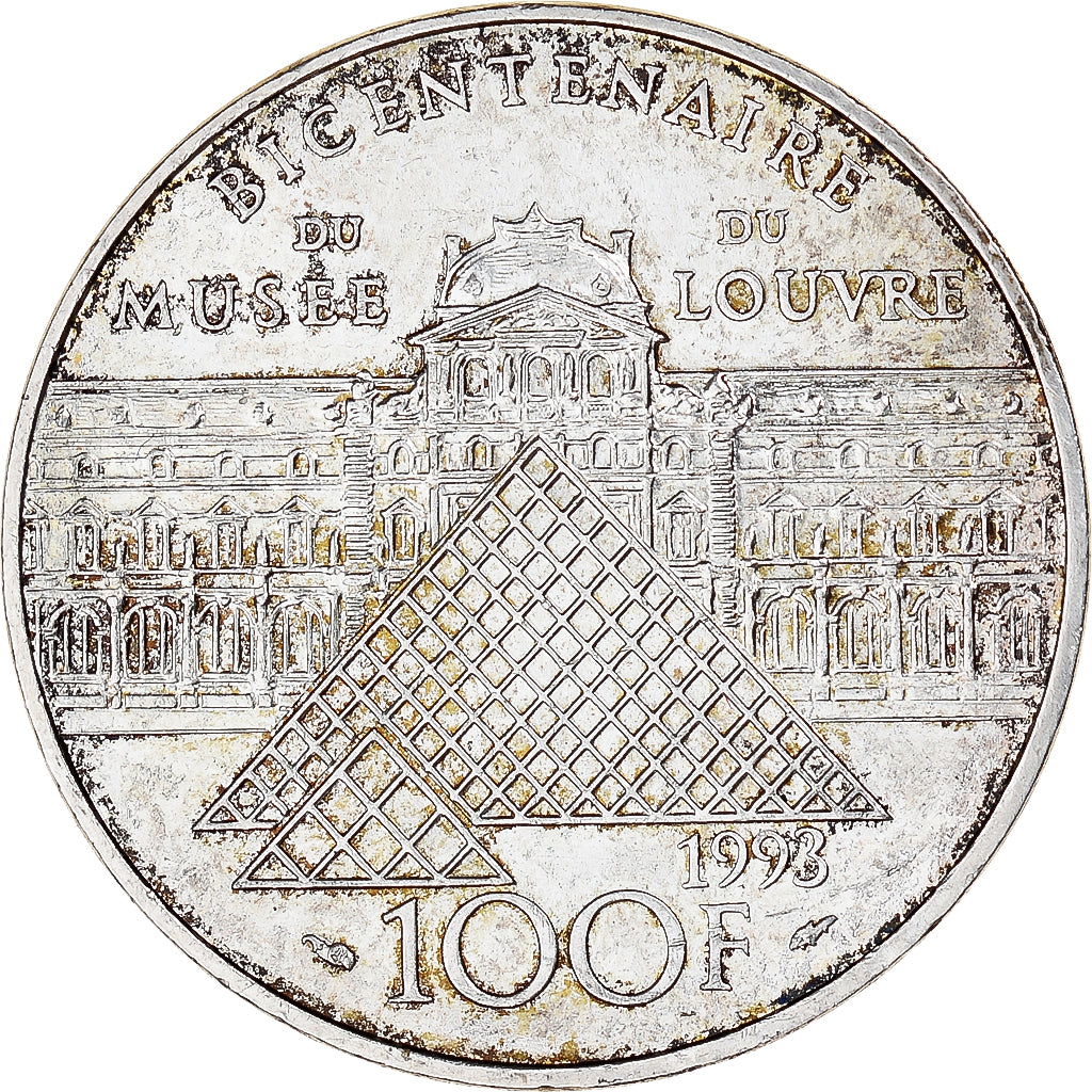 Monnaie, France, Liberté guidant le peuple, 100 Francs, 1993, TTB+, Argent