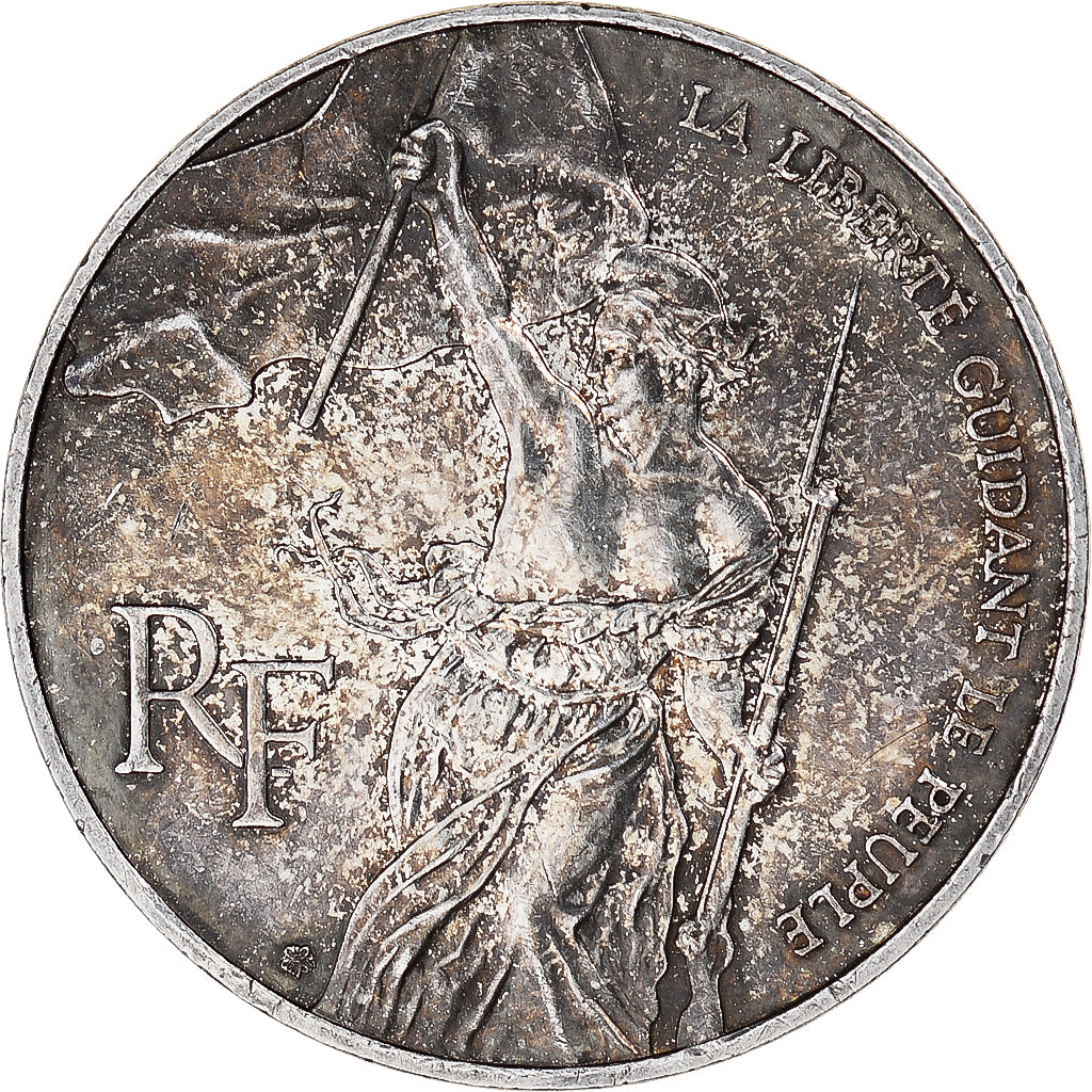 Frankreich,Liberté guidant le peuple,100 Francs,1993,AU(55-58),Silber,KM 1018.1