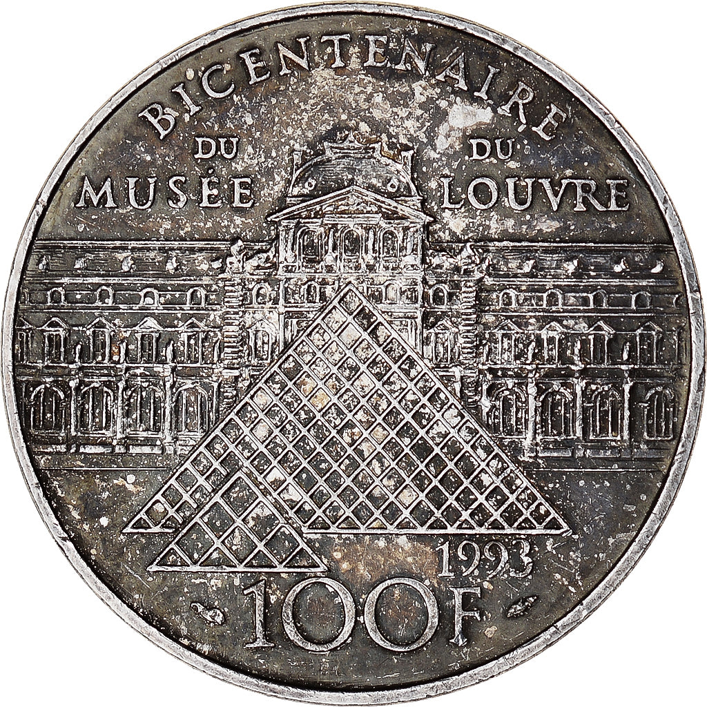 Frankreich,Liberté guidant le peuple,100 Francs,1993,AU(55-58),Silber,KM 1018.1