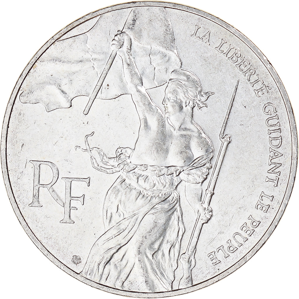 Coin, France, Liberté guidant le peuple, 100 Francs, 1993, AU(50-53), Silver