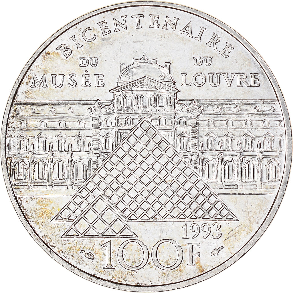 Coin, France, Liberté guidant le peuple, 100 Francs, 1993, AU(50-53), Silver