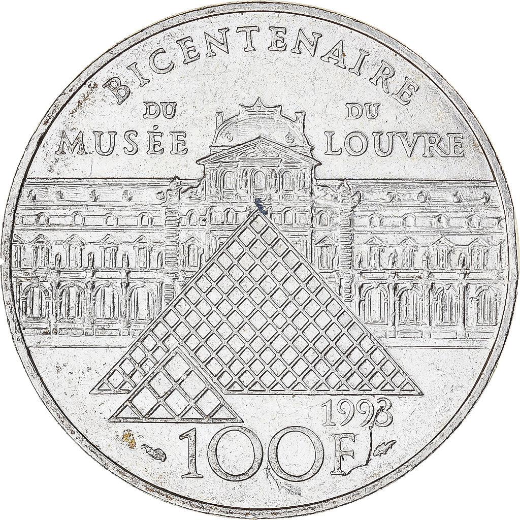 Coin, France, Liberté guidant le peuple, 100 Francs, 1993, AU(50-53), Silver