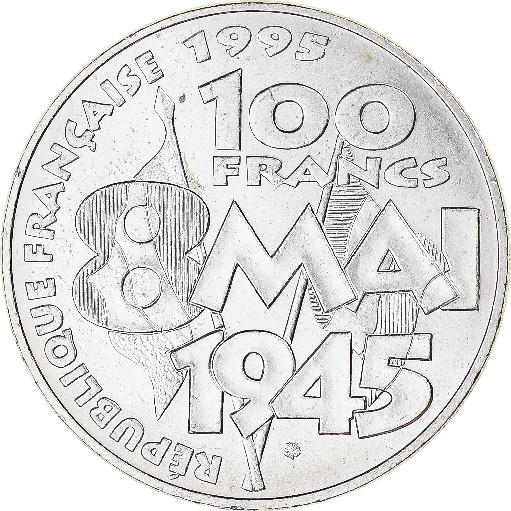 Moneta, Francia, 8 mai 1945, 100 Francs, 1995, SPL, Argento, KM:1116.1
