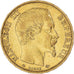 Coin, France, Napoleon III, 20 Francs, 1859, Strasbourg, AU(50-53), Gold