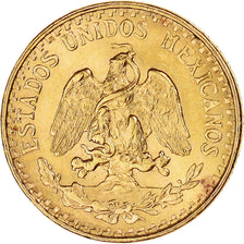 Coin, Mexico, 2 Pesos, 1945, Mexico City, MS(63), Gold, KM:461