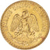 Coin, Mexico, 2 Pesos, 1945, Mexico City, MS(63), Gold, KM:461