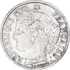 Coin, France, Cérès, 5 Francs, 1850, Paris, VF(30-35), Silver, KM:761.1