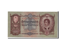 Hungary, 50 Pengö, 1932, KM #99, AU(55-58), D236072820