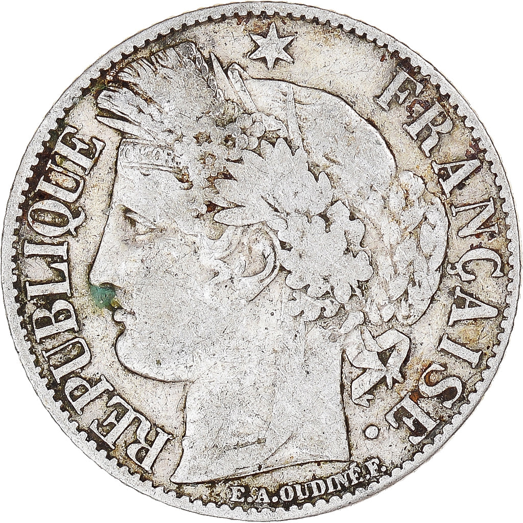 Münze, Frankreich, Cérès, Franc, 1894, Paris, S+, Silber, KM:822.1