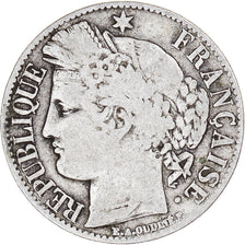 Coin, France, Cérès, Franc, 1888, Paris, VF(30-35), Silver, KM:822.1
