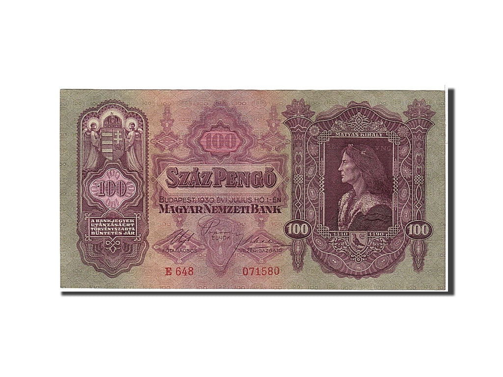 Hungary, 100 Pengö, 1930, KM #98, UNC(65-70), E648071580