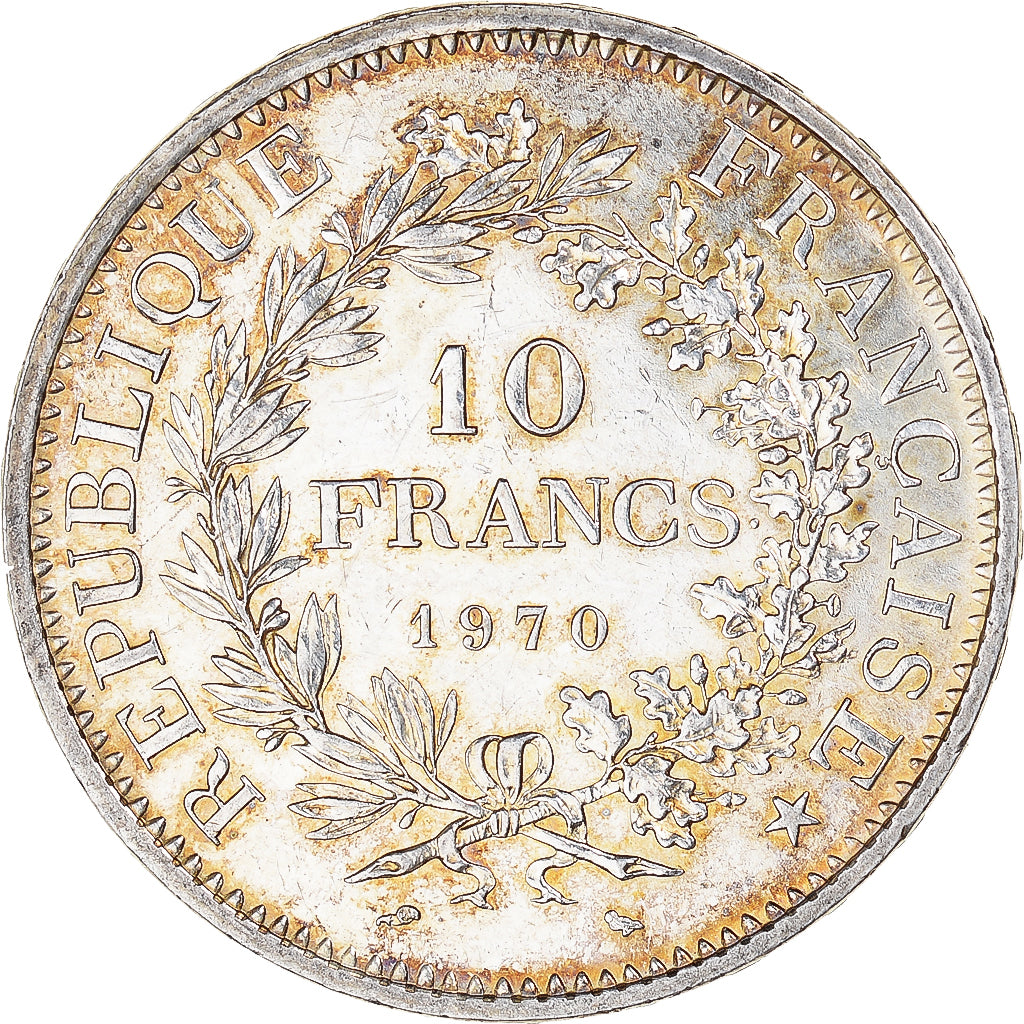 Coin, France, Hercule, 10 Francs, 1970, Paris, MS(60-62), Silver, KM:932