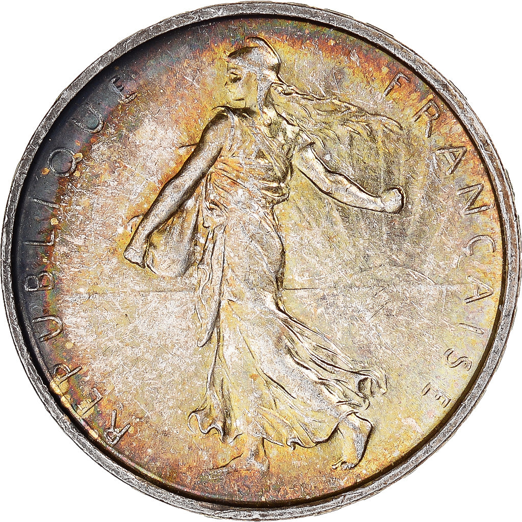 France, Semeuse, 5 Francs, 1967, SUP+, Argent, KM:926, Gadoury:770