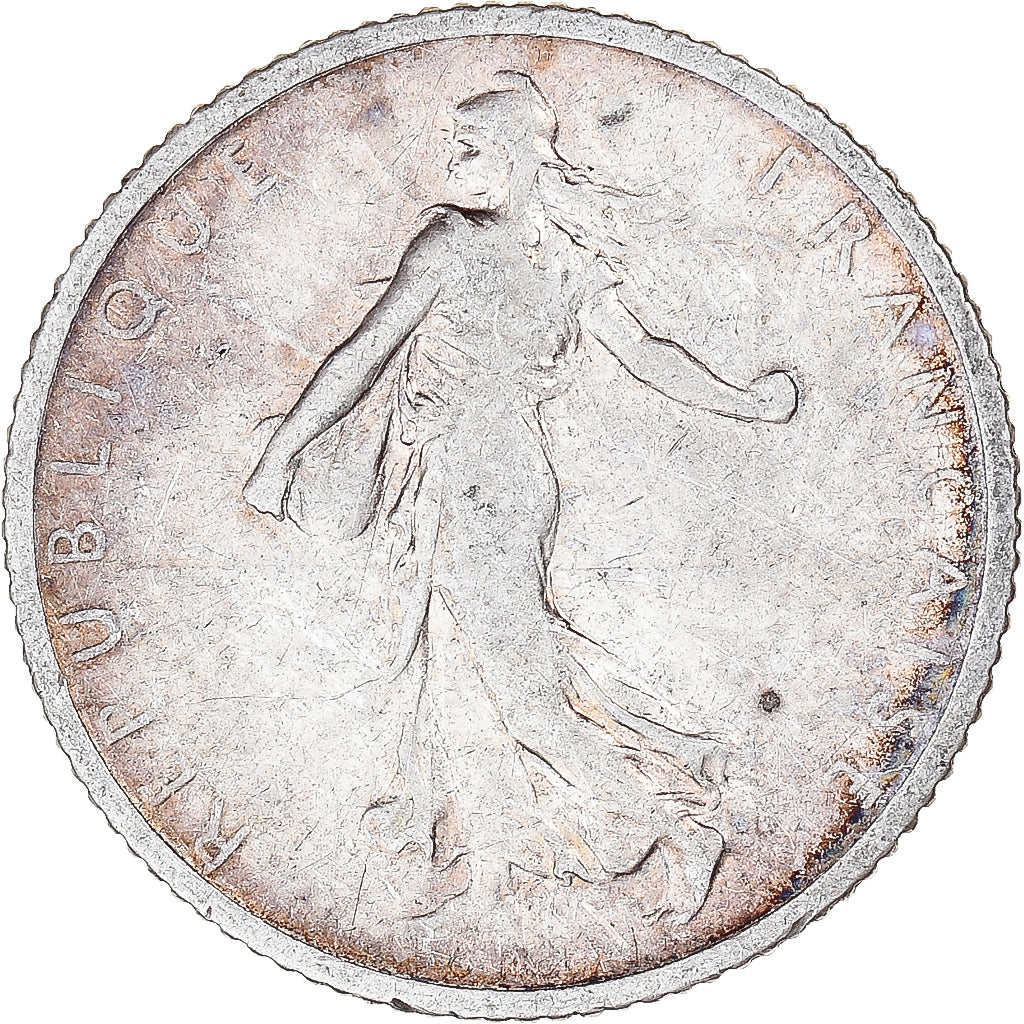 Coin, France, Semeuse, Franc, 1902, Paris, EF(40-45), Silver, KM:844.1