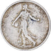 Moneda, Francia, Semeuse, Franc, 1907, MBC, Plata, KM:844.1, Gadoury:467