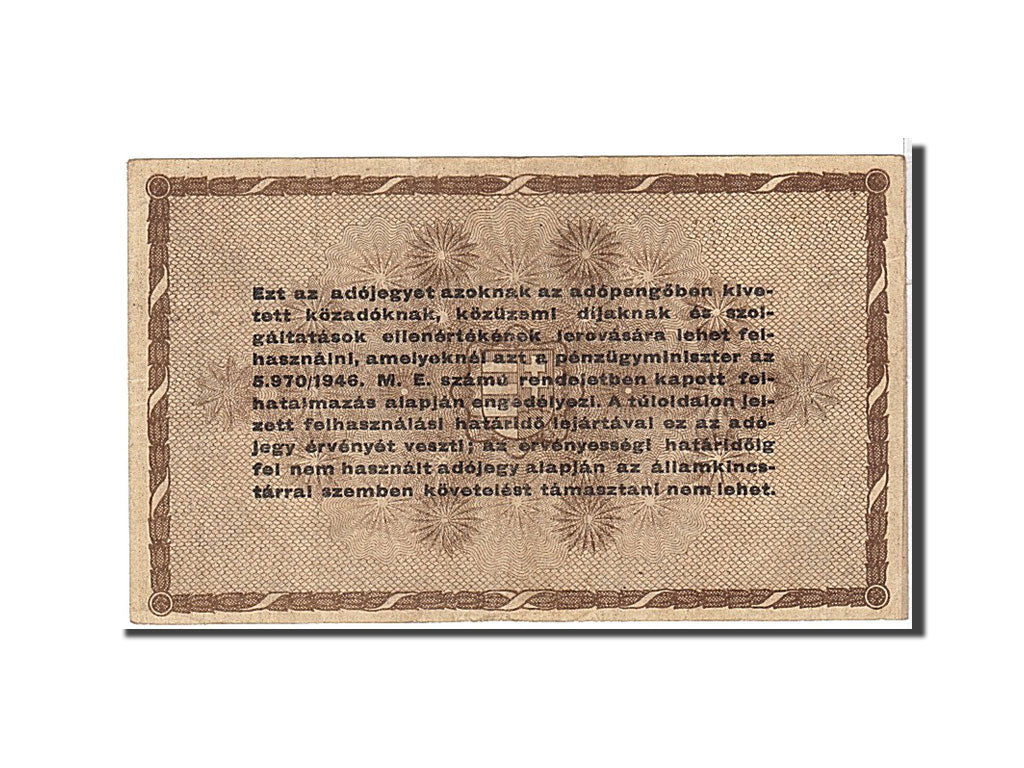 Banknote, Hungary, 1,000,000 (Egymillió) Adópengö, 1946, EF(40-45)