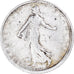 Moneda, Francia, Semeuse, Franc, 1908, Paris, MBC, Plata, KM:844.1, Gadoury:467