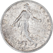 Coin, France, Semeuse, Franc, 1911, Paris, EF(40-45), Silver, KM:844.1