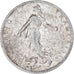 Coin, France, Semeuse, Franc, 1911, Paris, EF(40-45), Silver, KM:844.1